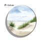 Preview: Kühlschrankmagnet m. Flaschenöffner Düne im Sommer Aquarell Maritim Kunst Druck Kunstdruck Dänemark Nordsee Ostsee Dünen Meer Möwe Strand Amrum Sylt